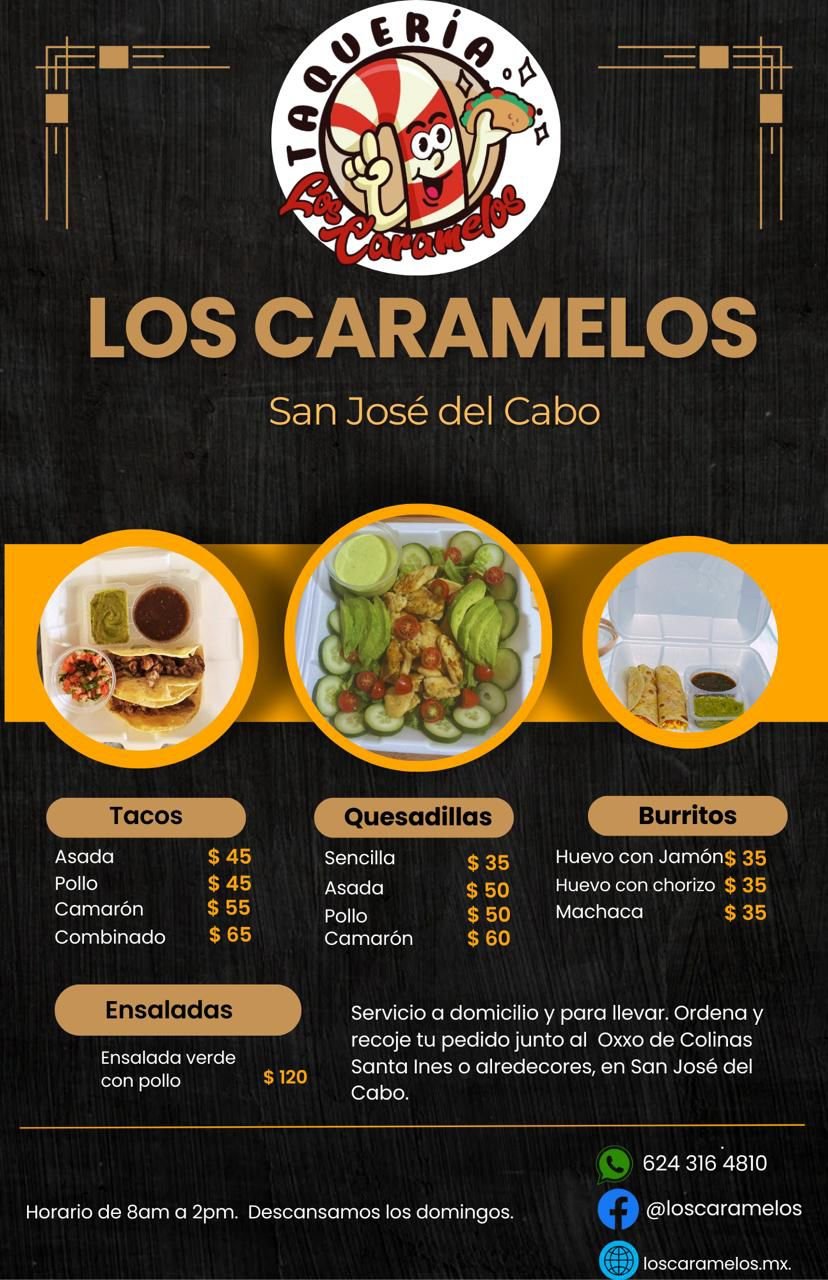 Menú Los Caramelos